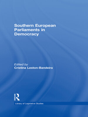 cover image of Southern European Parliaments in Democracy